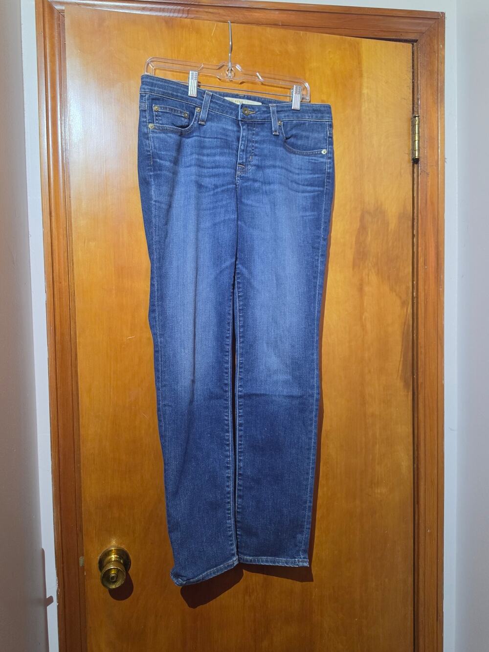 Big Star 1974 Slim Straight Leg Denim Jeans Blue Medium Wash Size 30R